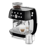 Smeg 50's Style Espressomaskine EGF03BLEU Sort