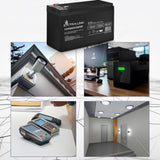 Extralink AKUMULATOR BATTERY ACCUMULATOR AGM 12V 9AH Blybatterier (VRLA) 9 At