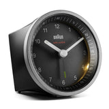 Braun BC07SB-DCF Quartz alarmur Sort, Sølv