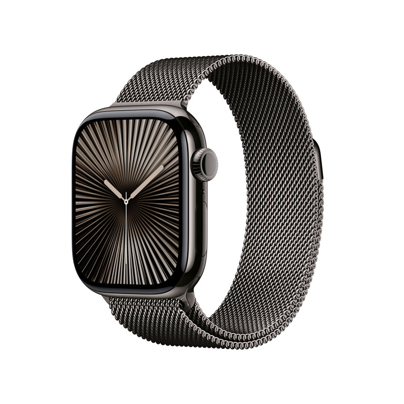Apple Watch Series 10 OLED 42 mm Digital 374 x 446 pixel Berøringsskærm 4G Grå Wi-Fi GPS (satellit)