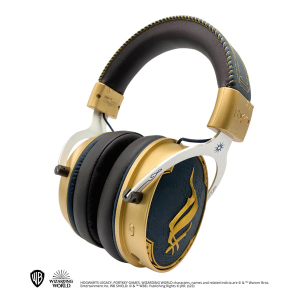 Lexip WAXLXHS0002 hovedtelefoner/headset Kabel & trådløs Spil Bluetooth Blå, Guld
