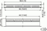 METZ CONNECT 130921-00-E tilbehør til patch panel