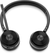 HP UC Wireless Duo Headset Trådløs Kontor/Callcenter Bluetooth Sort