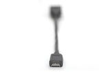 Digitus AK-300315-001-S USB-kabel USB 3.2 Gen 1 (3.1 Gen 1) 0,15 m USB C USB A Sort