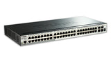 D-Link DGS-1510-52X netværksswitch Administreret L3 Gigabit Ethernet (10/100/1000) 1U Sort