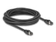 DeLOCK 80236 netværkskabel Sort 5 m Cat8.1 S/FTP (S-STP)