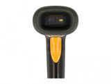 DeLOCK 90550 stregkodelæser Håndholdt stregkodelæser 1D/2D CMOS Sort, Orange
