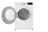 LG RH80V9AV3N tørretumbler Fritstående Front-læsning 8 kg Sort, Hvid