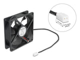 DeLOCK 67291 Computerkølesystem Computerkabinet Ventilator 9,2 cm Sort 1 stk