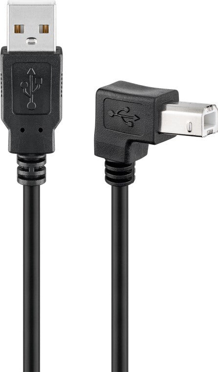 Goobay 68733 USB-kabel USB 2.0 3 m USB A USB B 0,48 Gbit/sek. Sort