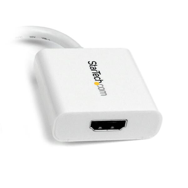 StarTech.com MDP2HDW videokabel adapter 0,12 m Mini-DisplayPort HDMI Hvid