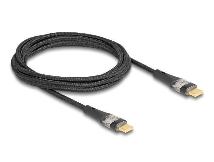 DeLOCK 80764 USB-kabel USB 2.0 2 m USB C 0,48 Gbit/sek. 100 W Sort