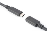 Digitus AK-300210-015-S USB-kabel USB 2.0 1,5 m USB C 0,48 Gbit/sek. Sort