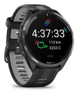 Garmin Forerunner 965 3,56 cm (1.4") AMOLED 47 mm Digital 454 x 454 pixel Berøringsskærm Sort Wi-Fi GPS (satellit)