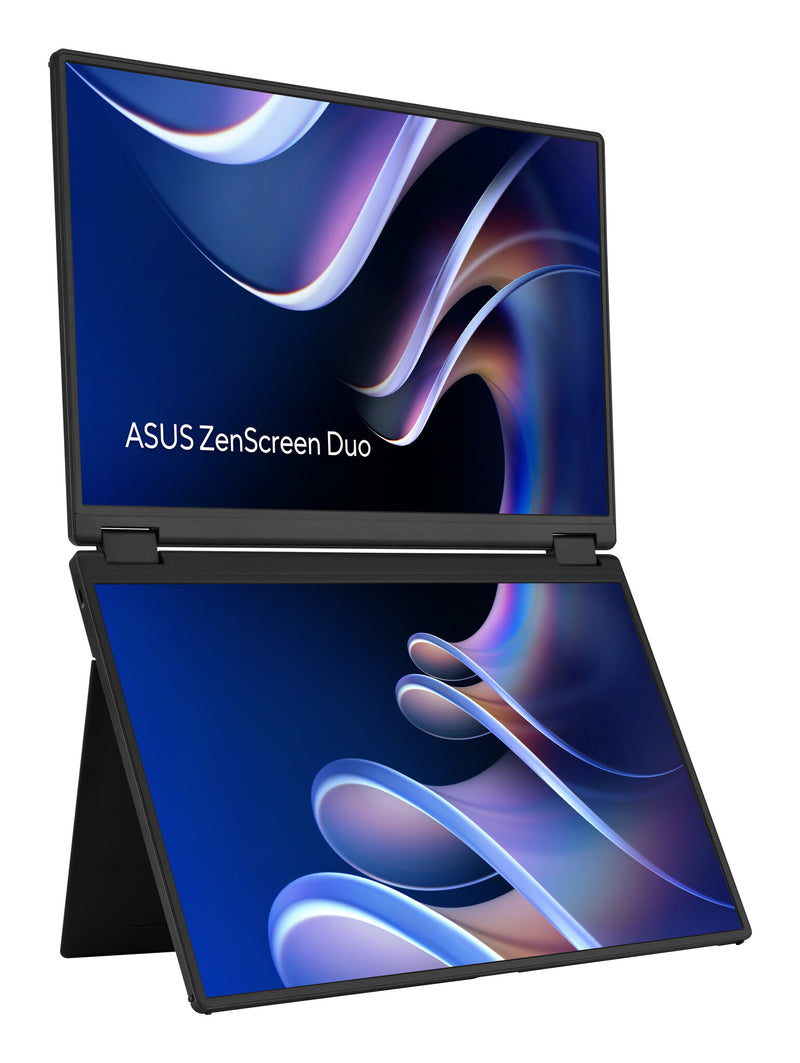 ASUS ZenScreen Duo MB14FCD Bærbar skærm Sort 35,6 cm (14") LCD 1920 x 1200 pixel