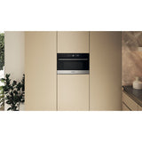 Whirlpool WMD54MX Sort, Rustfrit stål Grill mikroovn Indbygget 31 L 1000 W