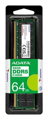 ADATA AD5R560064G40-SHYA hukommelsesmodul 64 GB 1 x 64 GB DDR5 5600 MT/s 288-pin DIMM Fejlkorrigerende kode