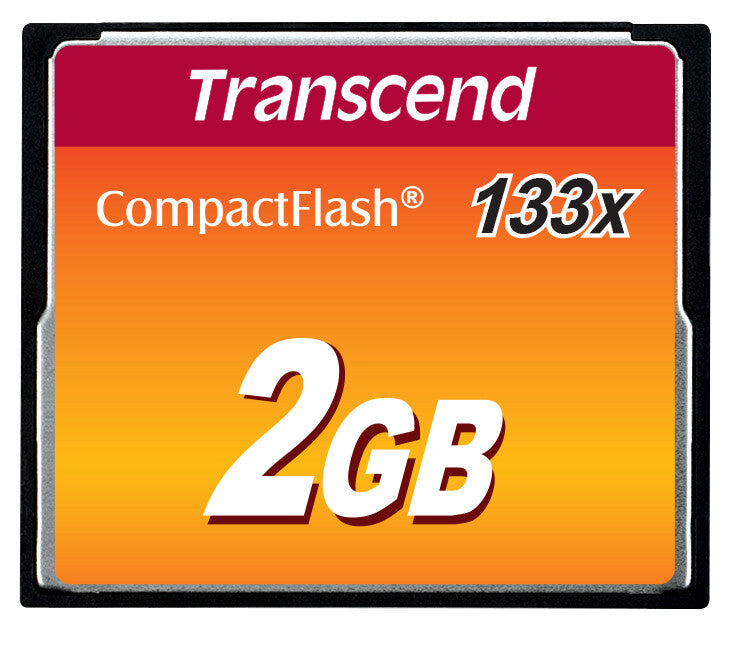 Transcend TS2GCF133 hukommelseskort 2 GB CompactFlash MLC