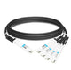 Nvidia MCP7Y50-N003 InfiniBand og fiberoptisk kabel 3 m OSFP 4xOSFP Sort