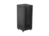 Lanberg FF01-8837-23BL stativ 37U Fritstående reol Sort