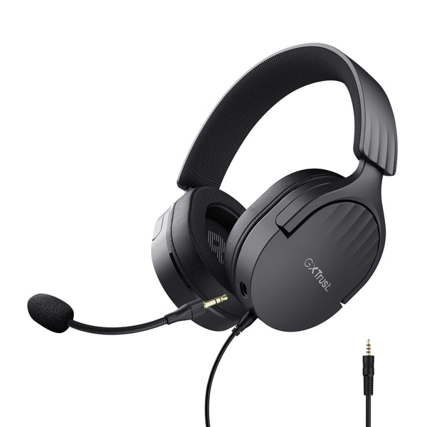 Trust GXT 489 FAYZO Headset Ledningsført Spil Sort