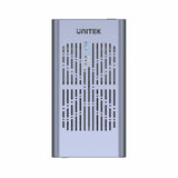 UNITEK S1206A drevkabinet SSD kabinet Sort, Grå M.2