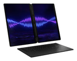 ASUS ROG Zephyrus Duo GX651AX-SR004W Intel Core Ultra 9 386H Hybrid (2-i-1) 40,6 cm (16") Berøringsskærm 3K 64 GB LPDDR5x-SDRAM 2 TB SSD NVIDIA GeForce RTX 5090 Wi-Fi 7 (802.11be) Windows 11 Home Grå QWERTZ Tysk