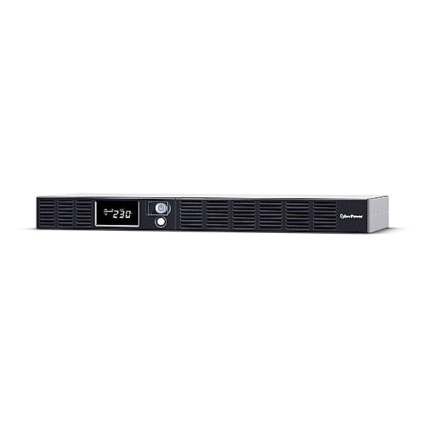 CyberPower OR600ERM1U UPS-enhed Interaktivt indgangsstik 0,6 kVA 360 W 6 AC stikkontakt(er)