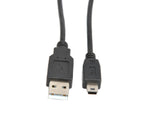 Prokord USB-0012 USB-kabel USB 2.0 0,5 m USB A Mini-USB B Sort
