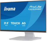 iiyama ProLite T2252MSC-W2AG computerskærm 54,6 cm (21.5") 1920 x 1080 pixel Fuld HD LCD Berøringsskærm Hvid