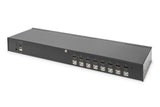 Digitus DS-12910 KVM Switch Stativ-montering Sort