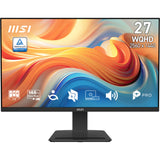MSI Pro MP273Q E14 computerskærm 68,6 cm (27") 2560 x 1440 pixel Wide Quad HD Sort