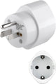 Goobay 45355 strømstik adapter Type B Type F Hvid