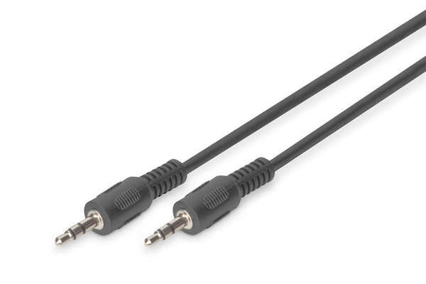 Digitus AK-510100-015-S lydkabel 1,5 m 3.5mm Sort