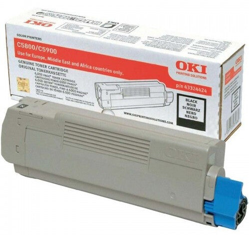 OKI 43324424 tonerpatron 1 stk Original Sort