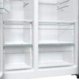 Gorenje NRR9185EABXLWD side-by-side køle-fryseskab Fritstående 547 L Sort, Rustfrit stål