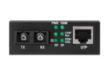 Digitus DN-82021-1 netværksomformer til medie Intern 1310 nm Enkeltilstand Sort