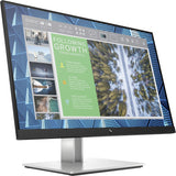 HP E-Series E24q G4 computerskærm 60,5 cm (23.8") 2560 x 1440 pixel Quad HD Sort, Sølv