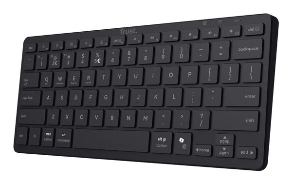 Trust Nado II tastatur Hjemme/kontor Bluetooth Tysk Sort