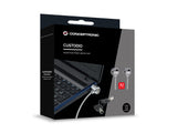 Conceptronic CNBSLOCK15T kabellås Sølv 1,5 m
