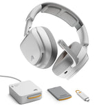 Glorious Gaming GHS Wireless InfinitePlay Headset Trådløs Spil Bluetooth Opladningsstativ Hvid