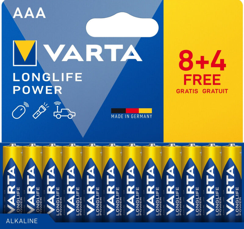 Varta 04903 121 772 husholdningsbatteri Engangsbatteri AAA Alkaline