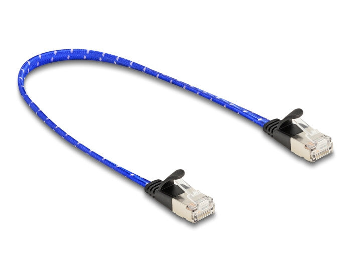 DeLOCK 80381 netværkskabel Blå 0,3 m Cat6a U/FTP (STP)