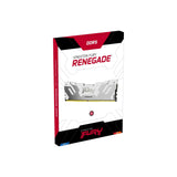 Kingston Technology FURY 32 GB 8000 MT/s DDR5 CL38 DIMM (sæt med 2) Renegade, hvid XMP