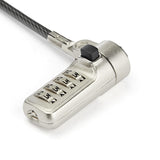 StarTech.com LTLOCKNBL kabellås Sort, Sølv 2,043 m