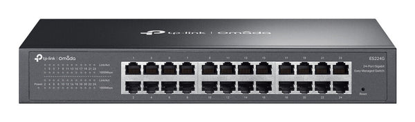 TP-Link Omada ES224G netværksswitch Administreret L2 Gigabit Ethernet (10/100/1000) Sort