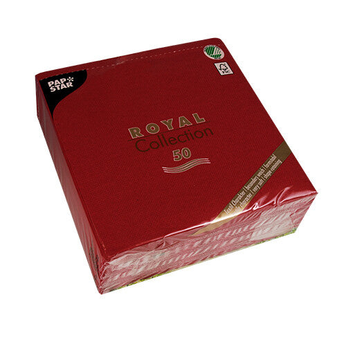 Papstar 11608 serviet Bordeaux 50 stk