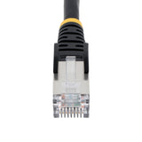 StarTech.com NLBK-50C-CAT6A-PATCH netværkskabel Sort 0,5 m S/FTP (S-STP)