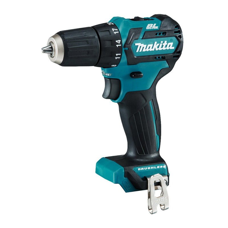 Makita DF332DZ bor Nøglefri 1 kg Sort, Blå