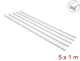 DeLOCK 22068 kabelorganisator Universel Kabelkanal Hvid 5 stk